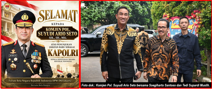 Suyudi Ario Seto Resmi Jadi Kapolri, Hoky : Sejak 2025 Saya Sudah Melihat Beliau Layak