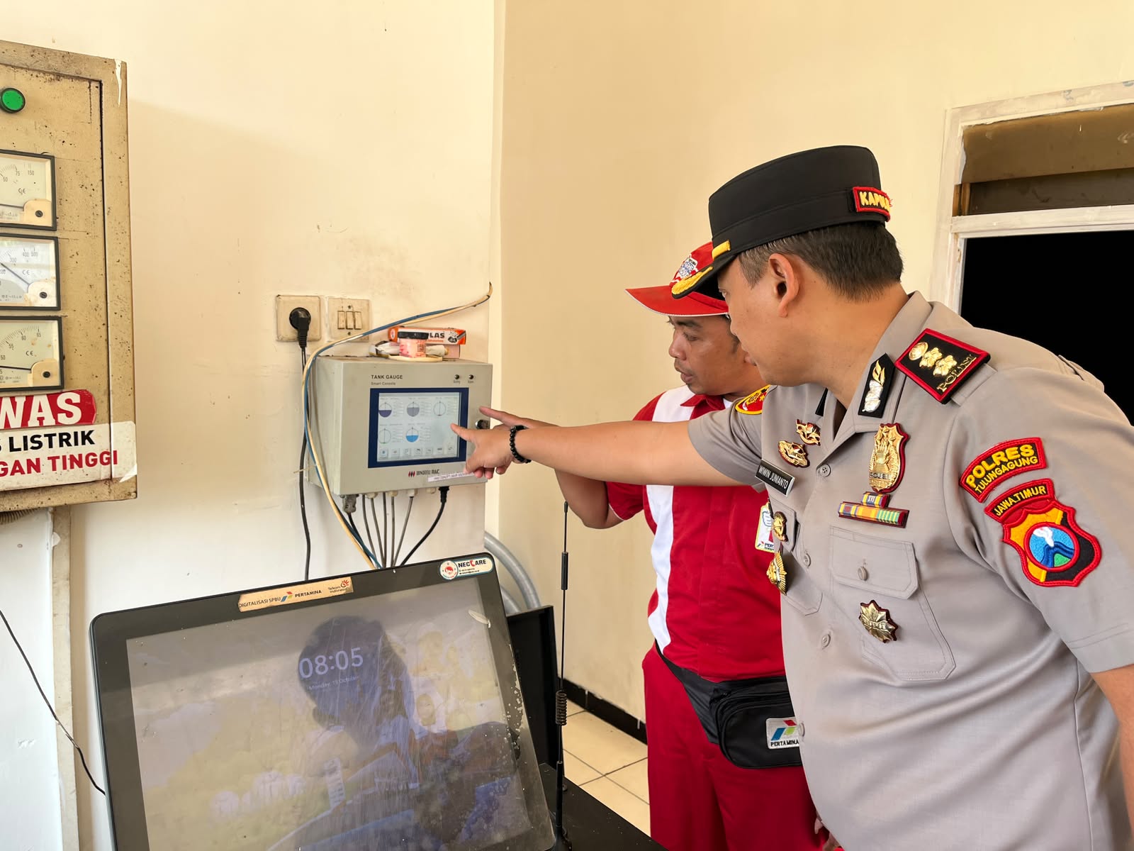 Kapolres Tulungagung Turun Langsung Cek SPBU, Pastikan Distribusi BBM Tetap Lancar
