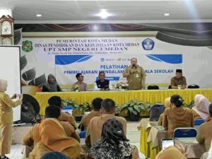 Sekdisdikbud Medan Andy Yudhistira Harapkan Pelatihan Psikososial Pascabencana Tingkatkan Kompetensi Peserta