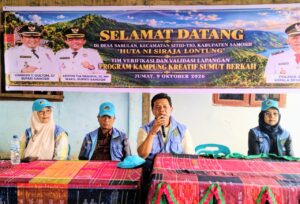 Dukung Program Gubsu Bobby Nasution, Pemkab Samosir Usulkan Sabulan Jadi Kampung Kreatif Sumut Berkah