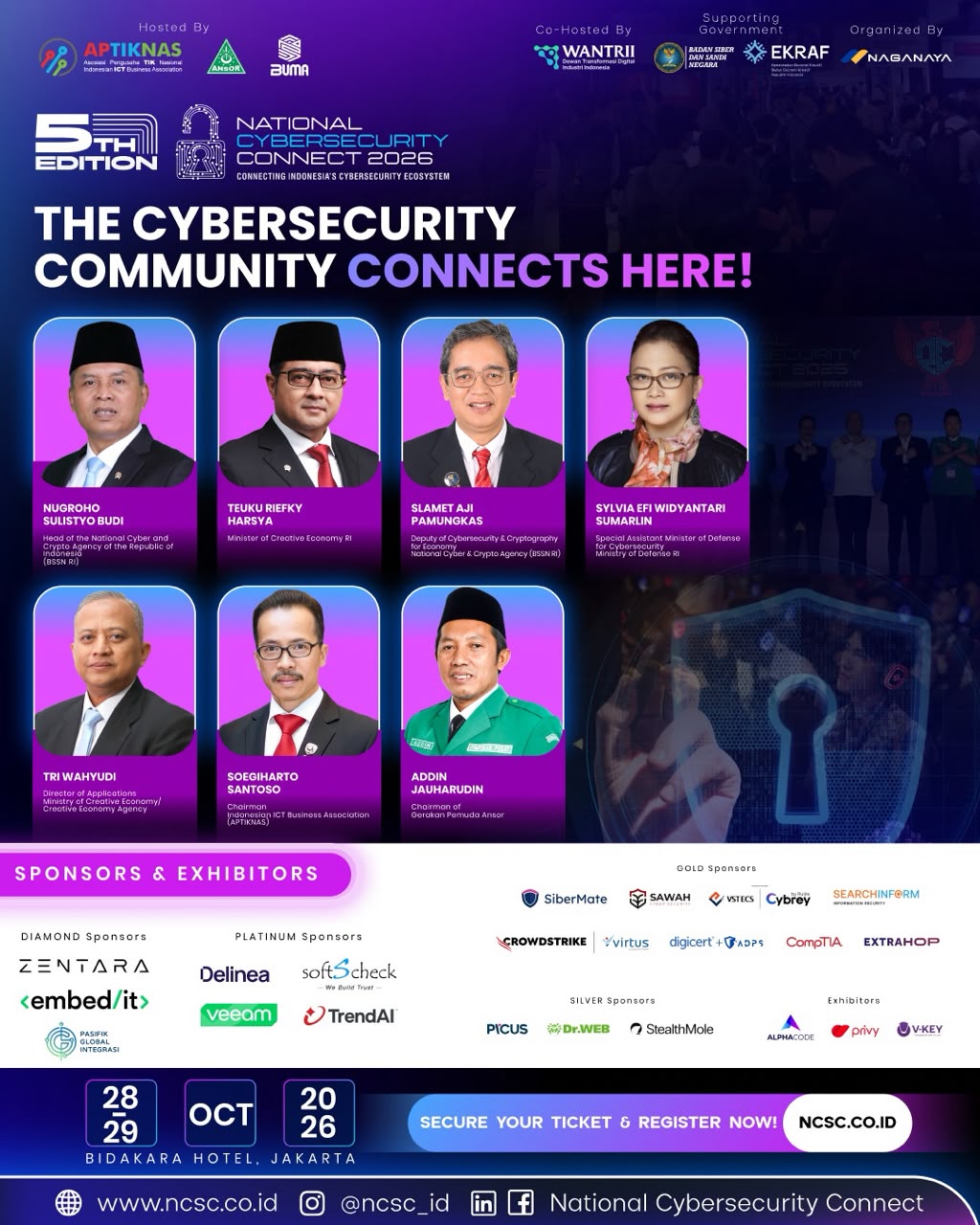 APTIKNAS Ajak Kolaborasi Nasional di NCC 2026, Perkuat Keamanan Siber Indonesia di Era AI