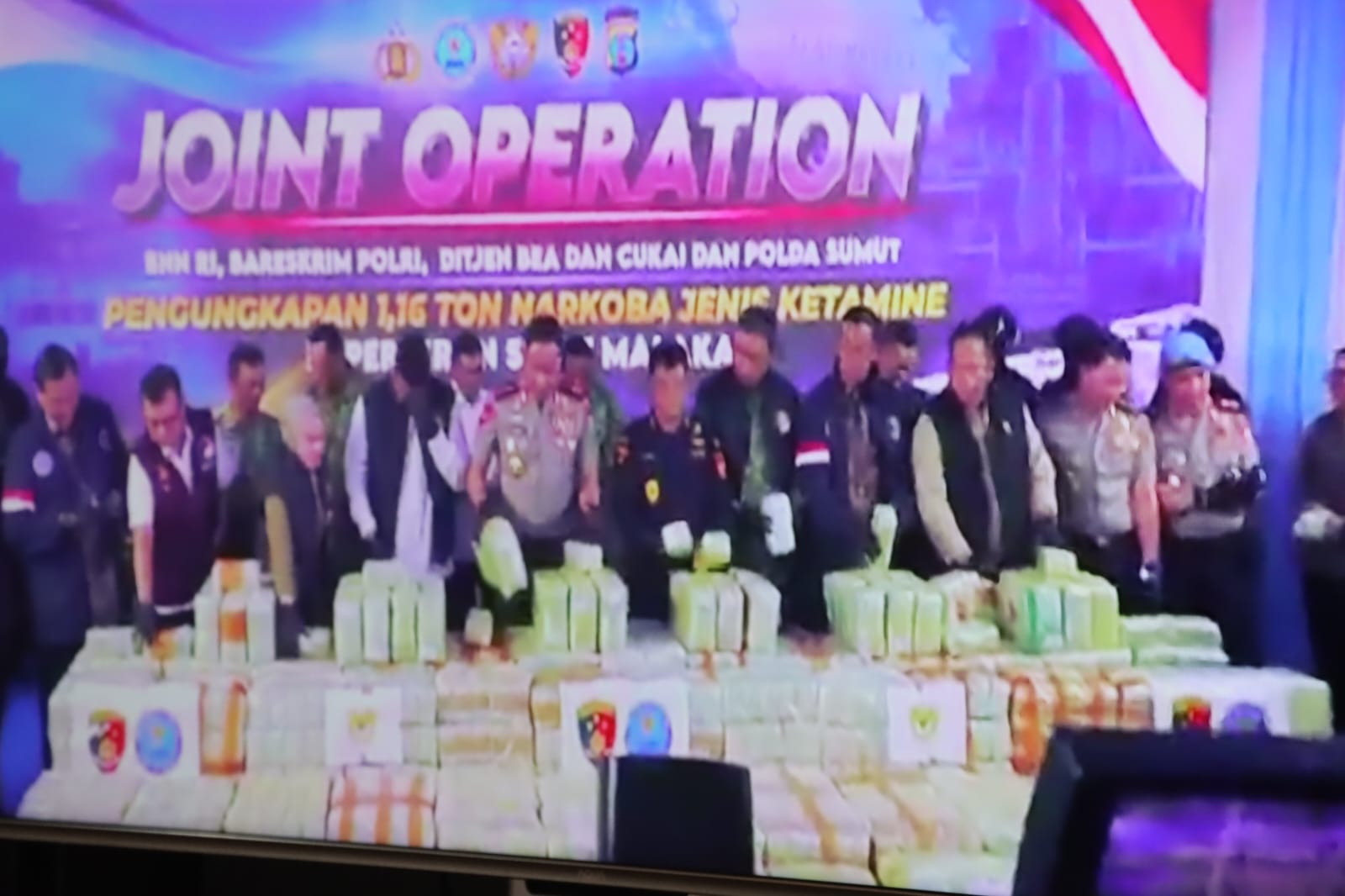 Kapolres Binjai Bersama Forkopimda Deklarasikan PBM Sumut Menolak Narkoba