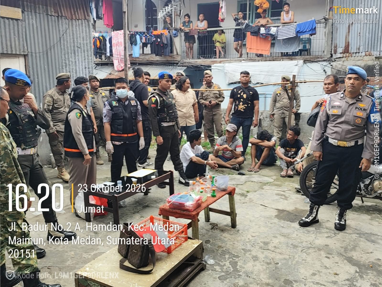 Polda Sumut GSN di Medan Maimun, 15 Orang Diamankan