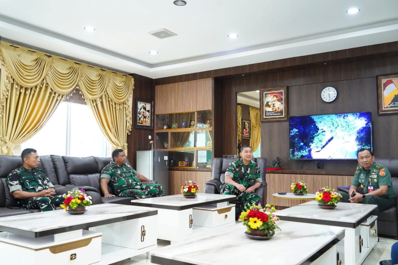 Pangdam I/BB Terima Dir SDM Kuathan Kemhan, Bahas Aturan Status Gugur Prajurit TNI