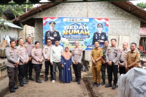Polres Sergai Wujudkan Rumah Layak Huni Bagi Masyarakat Kurang Mampu di Perbaungan
